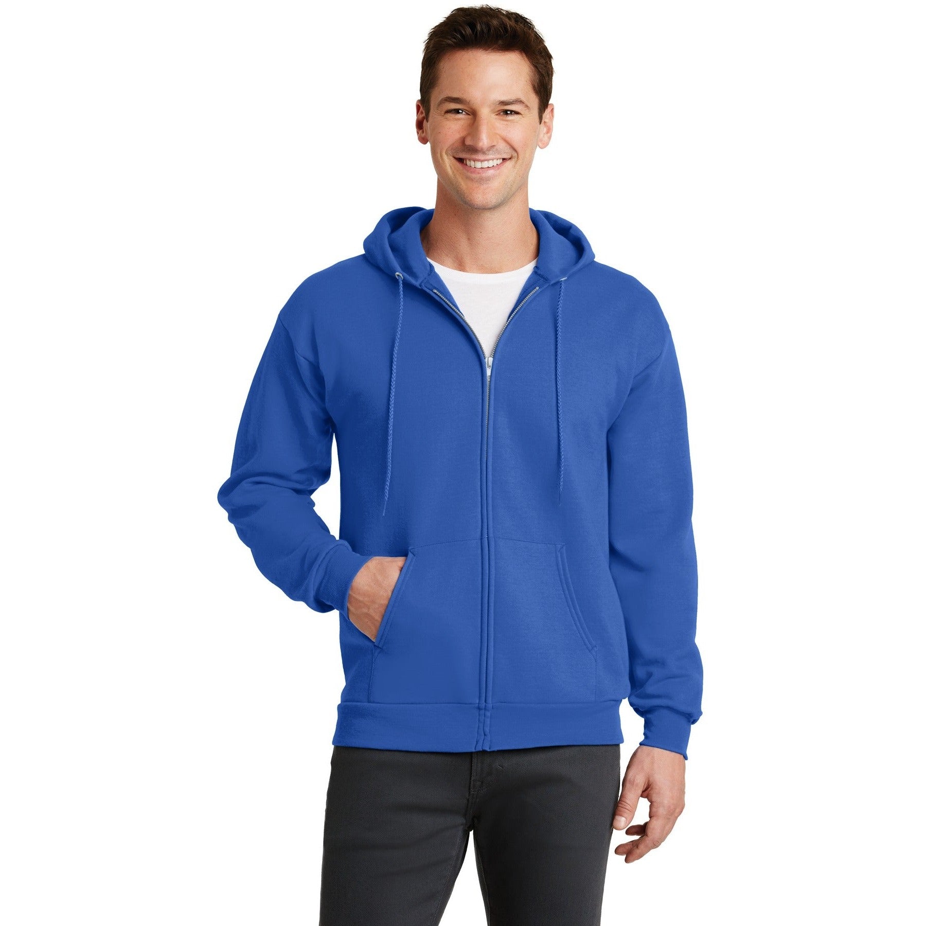 Port & Company-Port & Company® - Core Fleece Full-Zip Hooded Sweatshirt. PC78ZH-MedTech-24